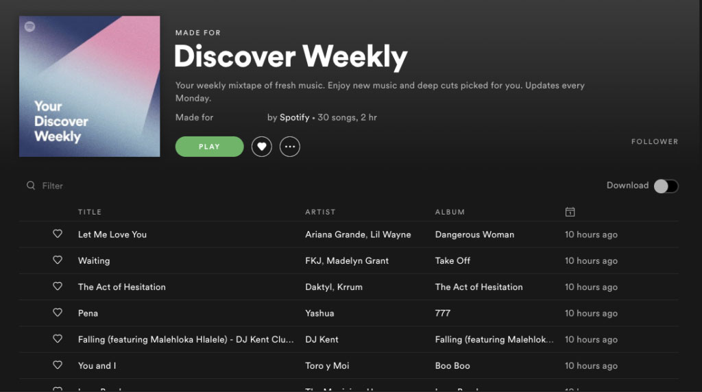 how to do the only you spotify